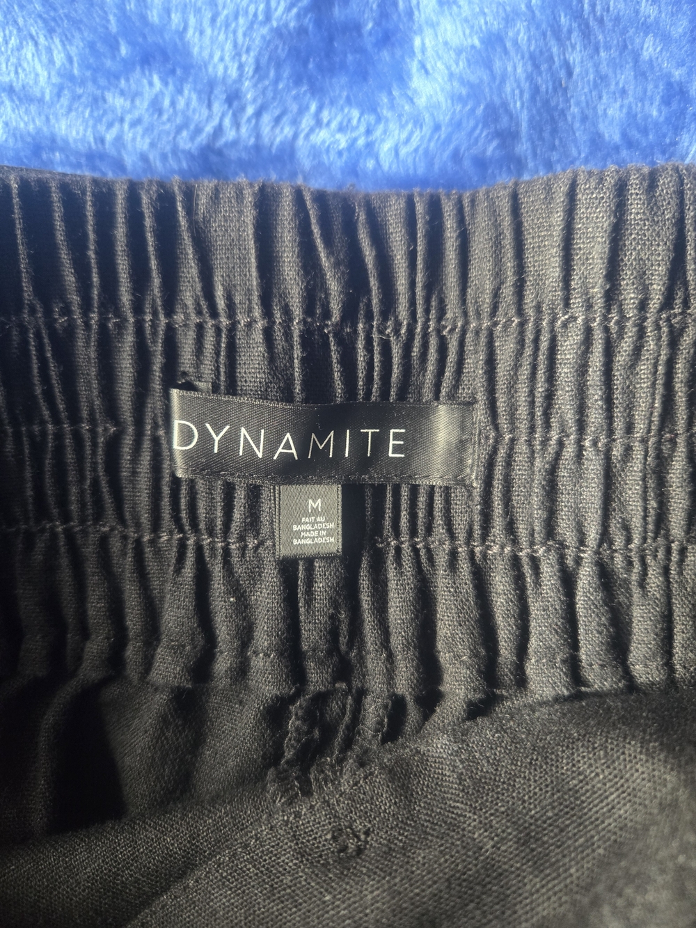 Dynamite Linen-Blend High-Waist Tie-Belt Shorts - Picture 2 of 4